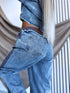 Džinsa komplekts "DENIM DAZE D0050" - zils ar pelēku